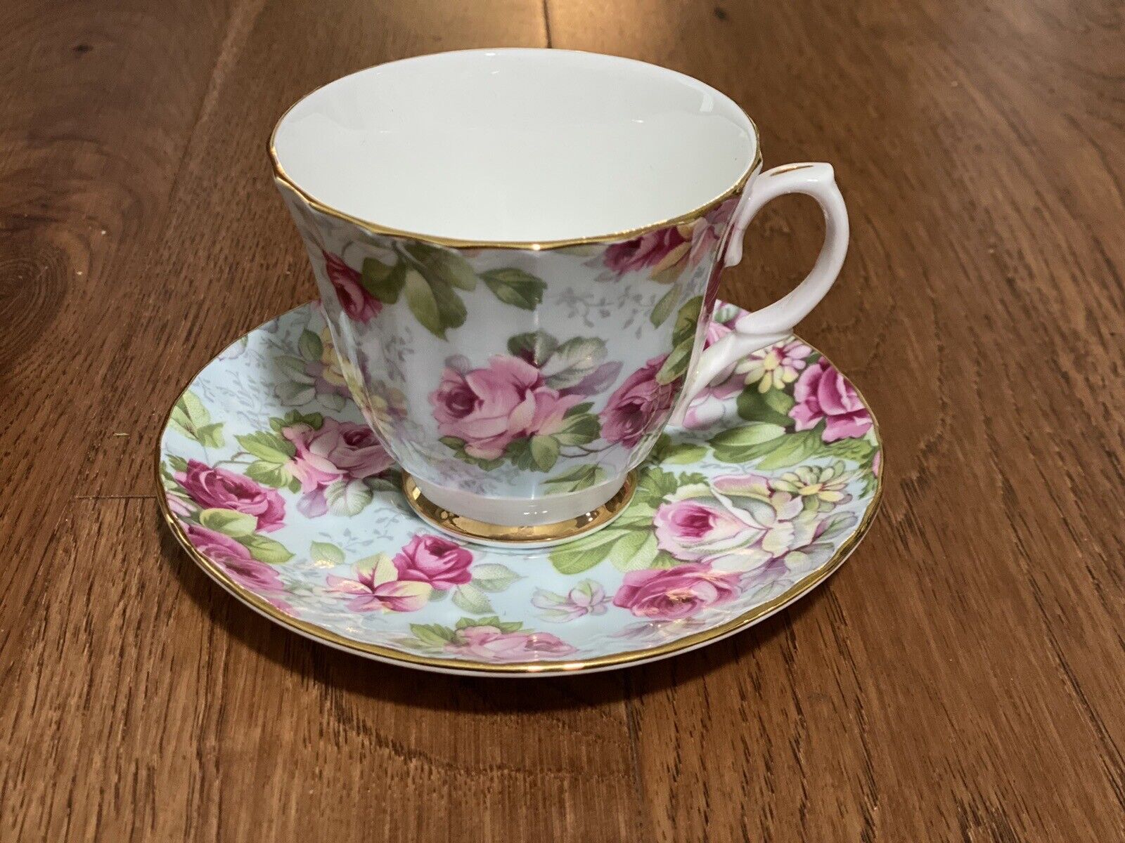 Beautiful Pattern Bethany Tea Cup And Saucer ~ Made In England