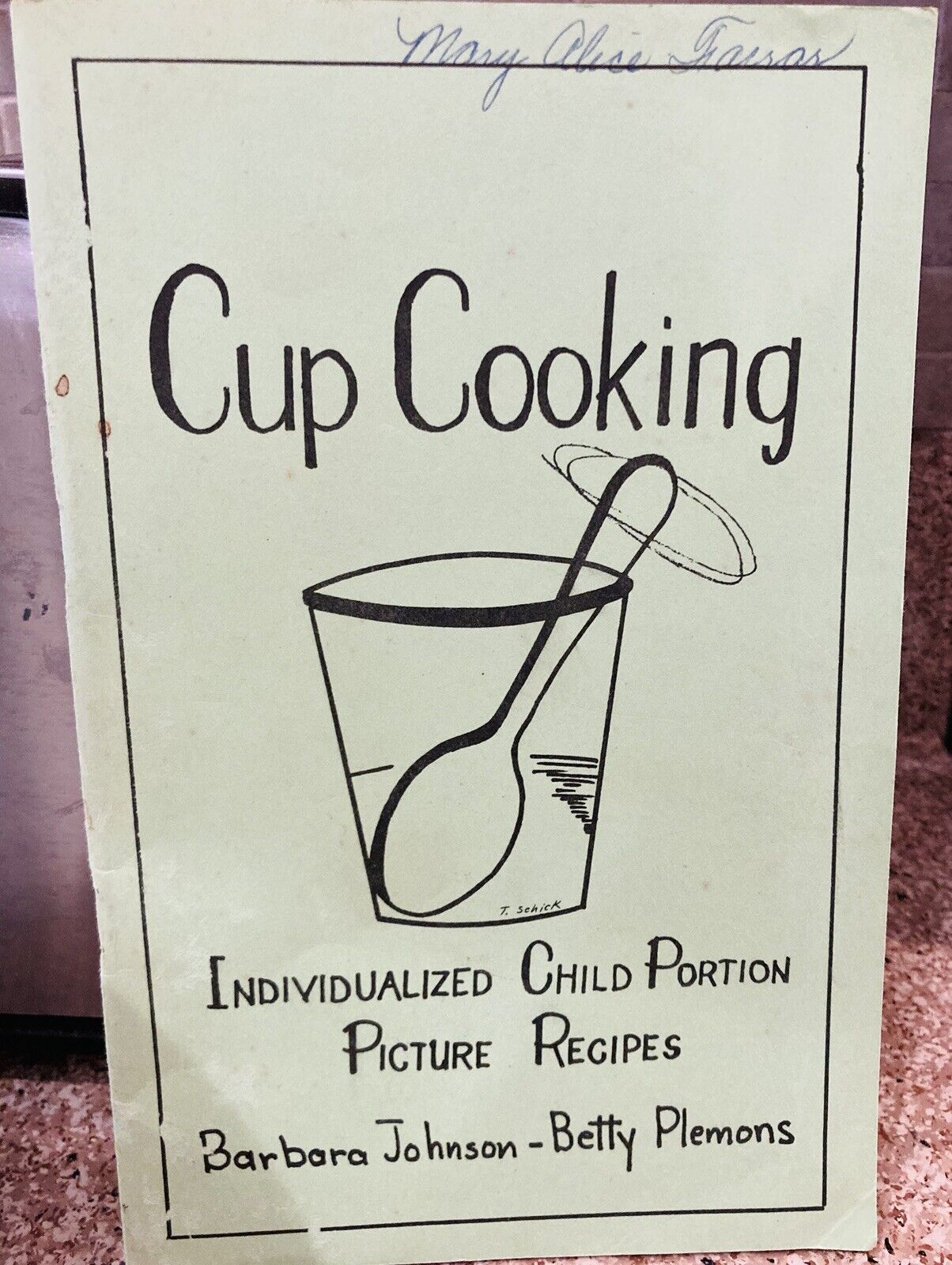 Cup Cooking Recipe Booklet 1978 Vintage Teaching