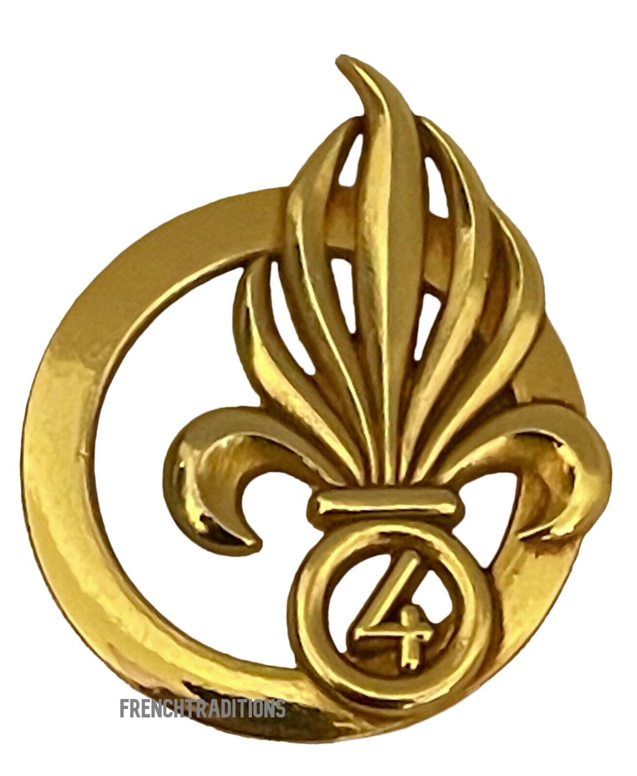 French Foreign Legion 4eme Regiment Etranger D\' Infanterie  (4e R.E.I) Badge