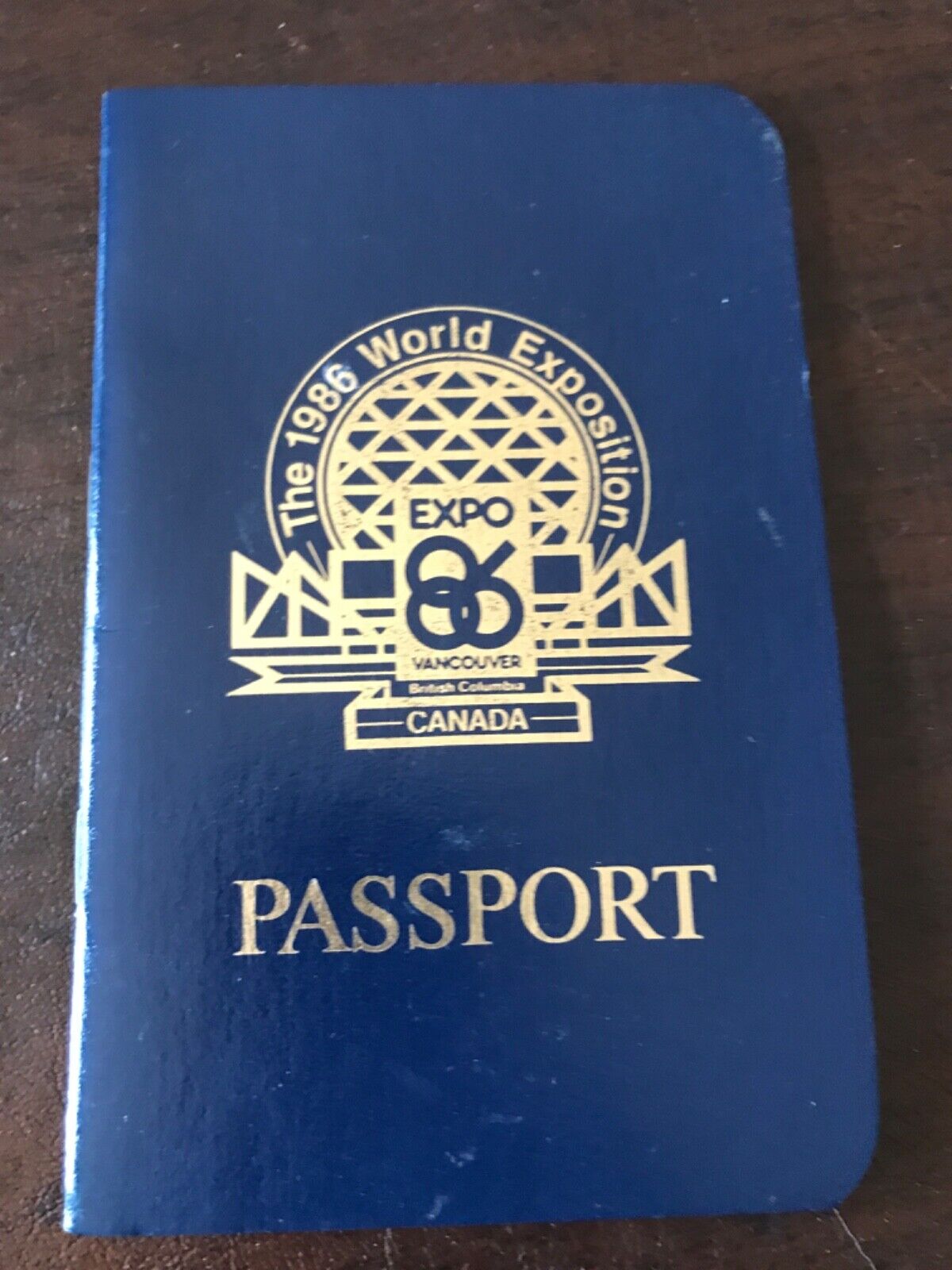 The 1986 World Exposition Vancouver British Columbia Passport Expo 86