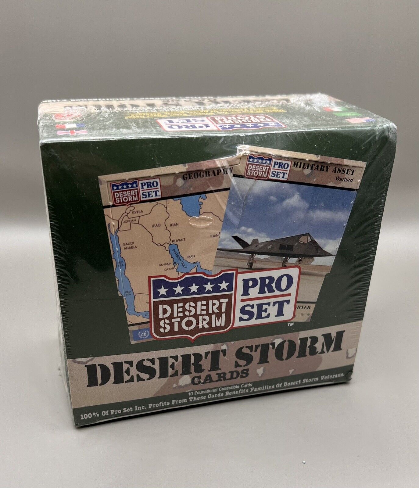 Pro Set 1991 Desert Storm Military Trading Cards - New Unopened Sealed 36 Packs