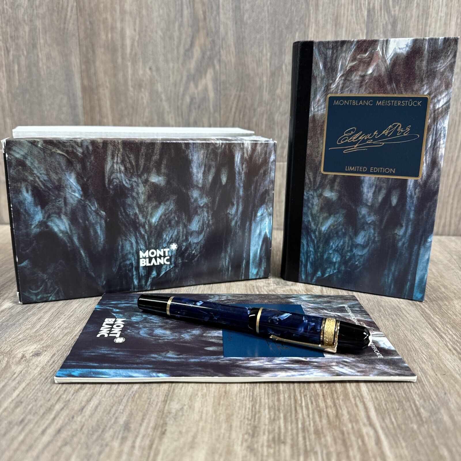 Montblanc Edgar Allan Poe Fountain Pen Limited Edition with Boxes and Booklet