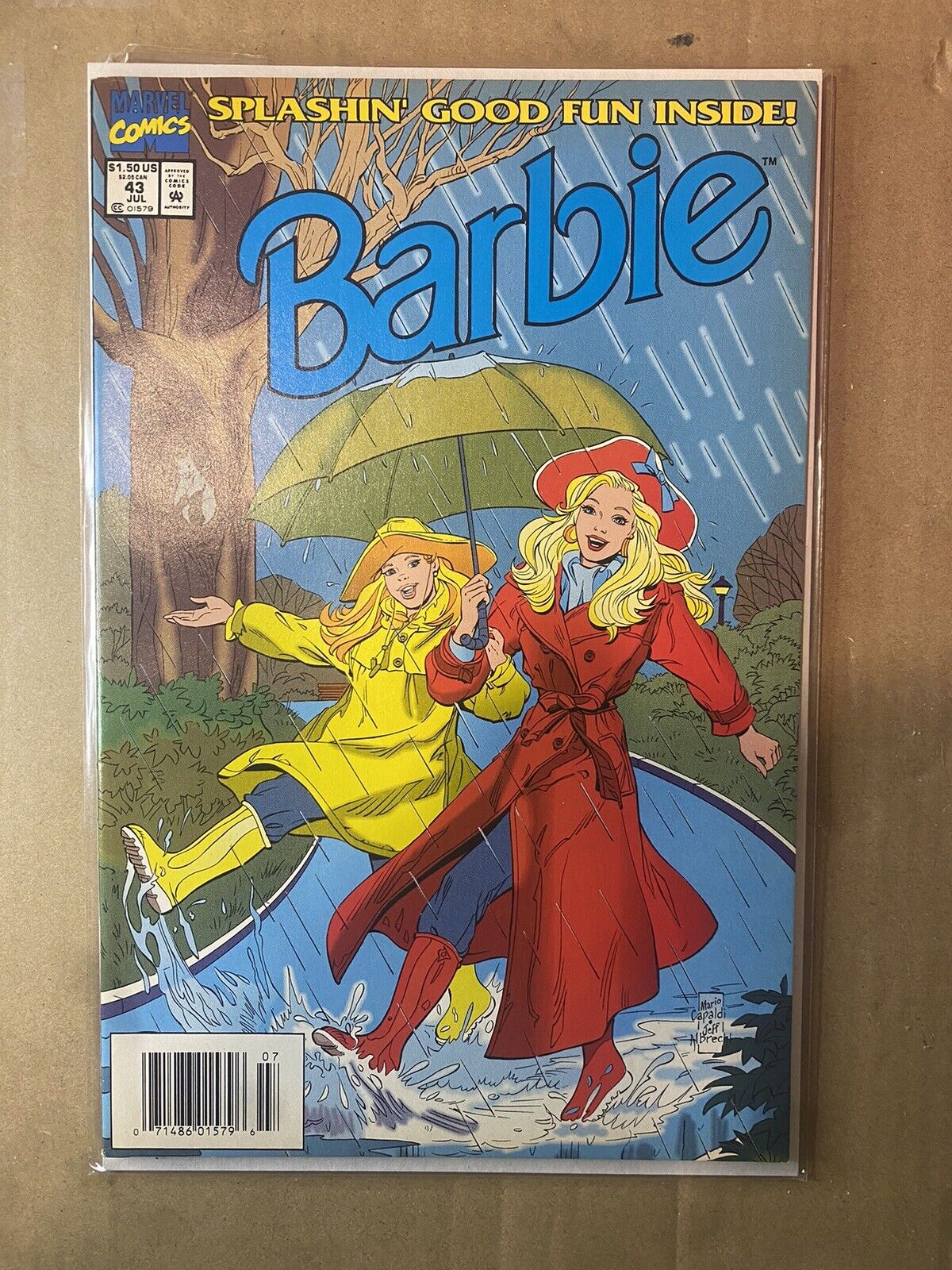 BARBIE #43 NEWSSTAND HIGH GRADE Marvel Comic Book