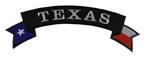 LARGE TEXAS STATE TOP ROCKER BACK PATCH BIKER PRIDE LONESTAR DON\'T MESS WITH