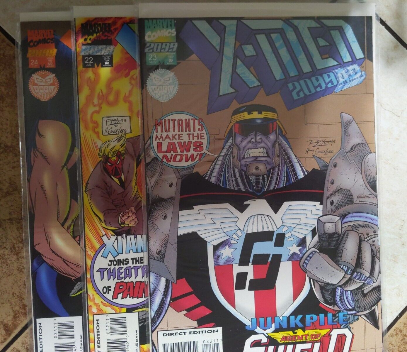  Marvel Comics X-MEN 2099 #22/23/24 July/August/SEPT  1995 lot of 3