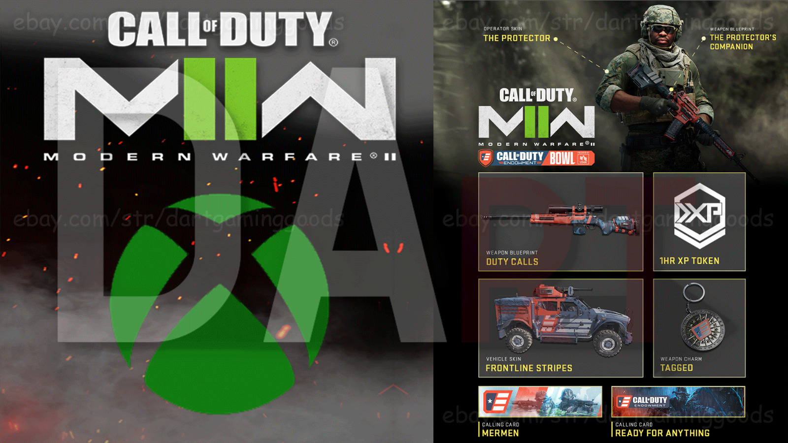 Call of Duty Modern Warfare 2 C.O.D.E. Protector Bundle 7 Unlocks INSTANT SEND