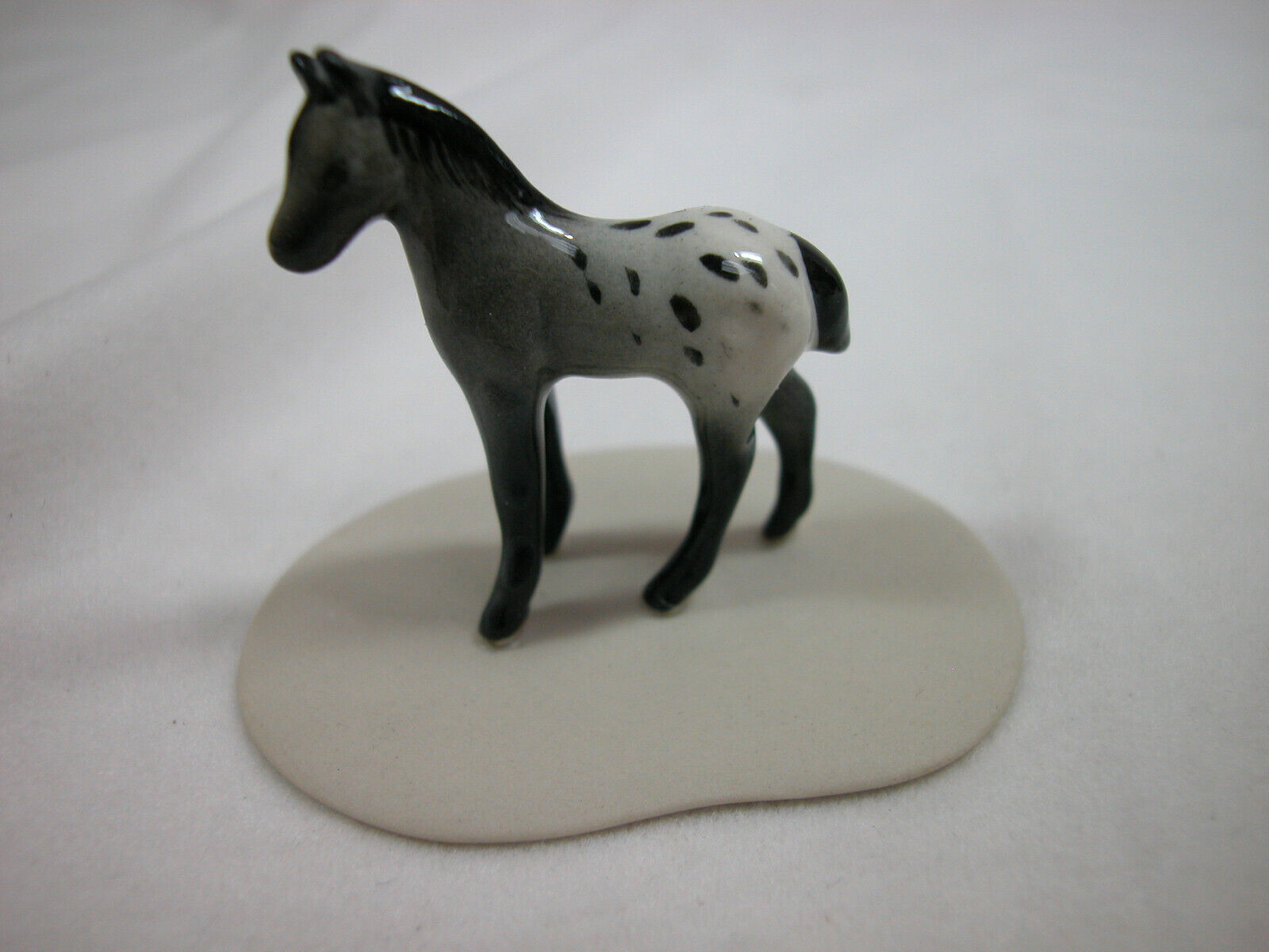 Porcelain Dollhouse Miniature Animal  Hand Painted Appaloosa Colt #903