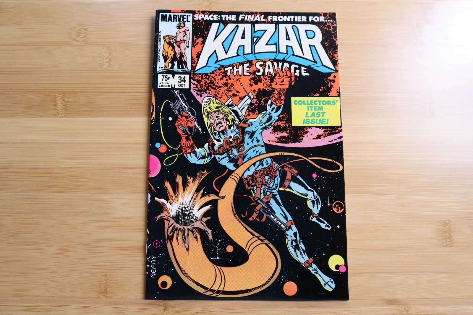 KA-ZAR The Savage #34 Collectors' Item Last Issue VF - 1984