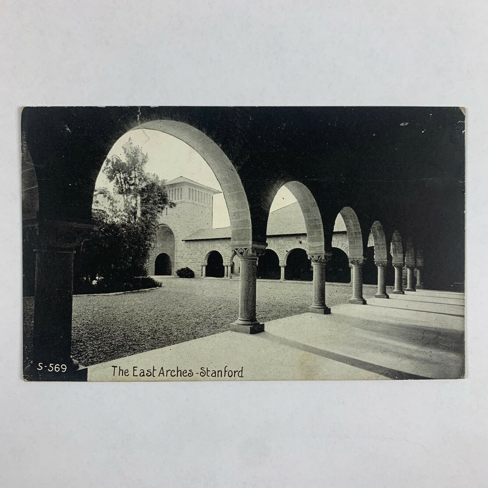 Postcard California Stanford University East Arches Unposted