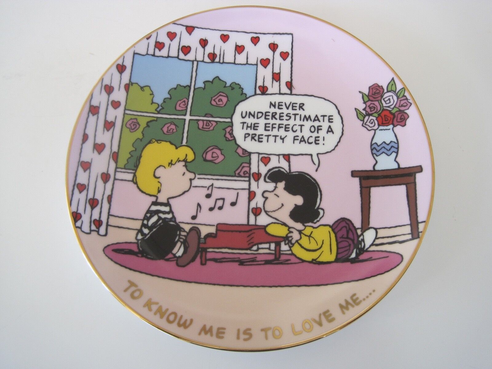 PEANUTS To Know Me Is To Love Me Danbury Mint Collector Plate 8\