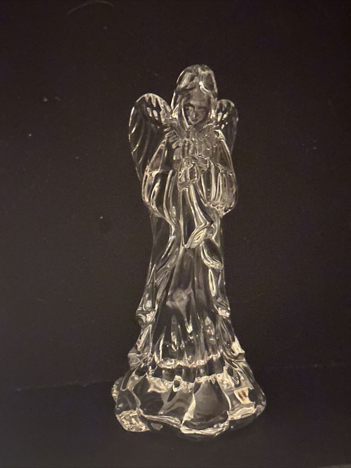 VTG Waterford Crystal Angel With Trumpet Retired Nativity Collection - With Box