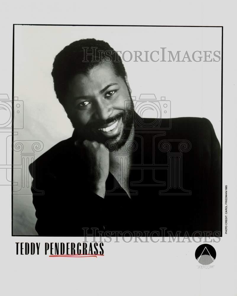 1985 Press Photo Teddy Pendergrass - srp36280