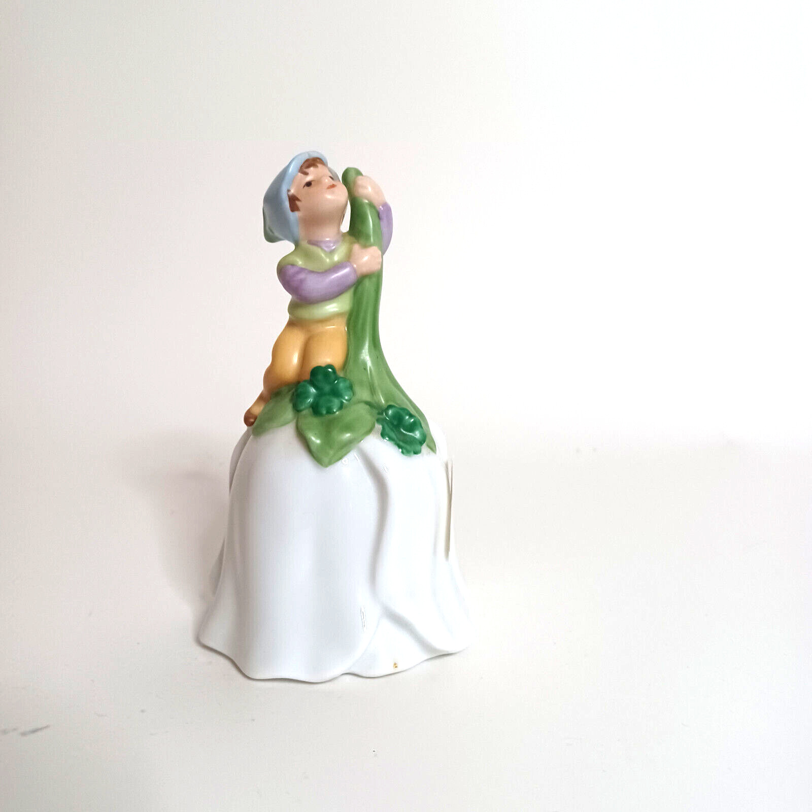 Vintage Avon 1983 Elf Tulip Spring Shamrocks Porcelain Bell Figure