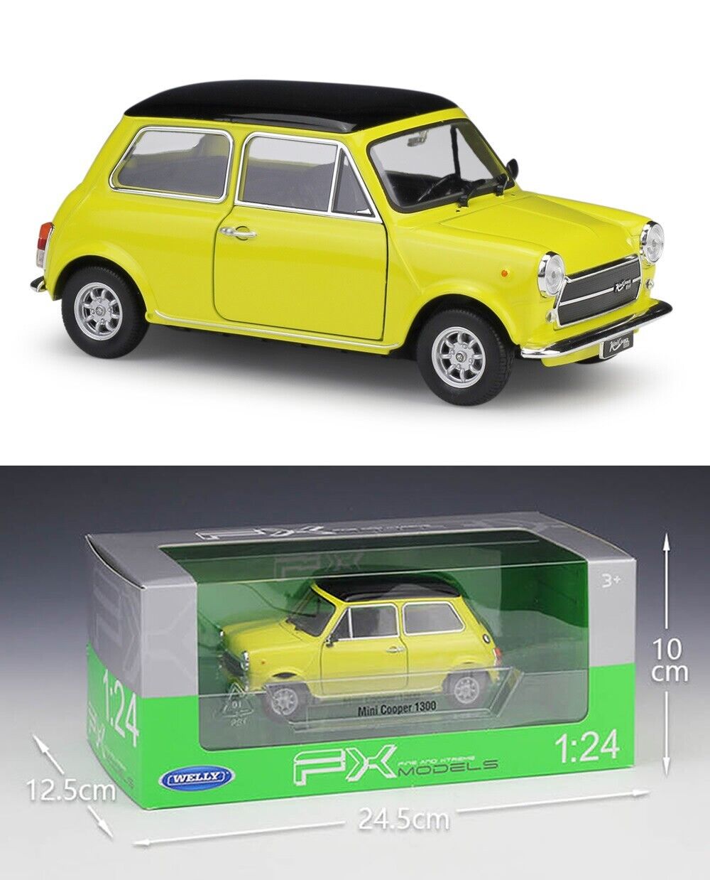 WELLY 1:24 MINI COOPER 1300 Alloy Diecast vehicle Car MODEL Gift Collection