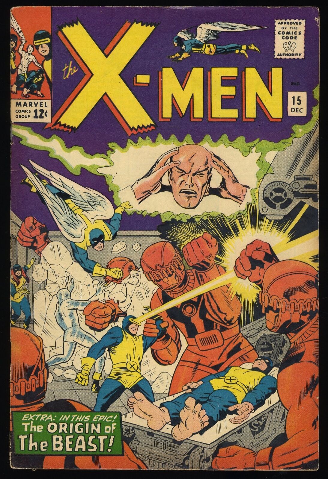 X-Men #15 FN+ 6.5 2nd Appearance Sentinels 1st Appearance Master Mold