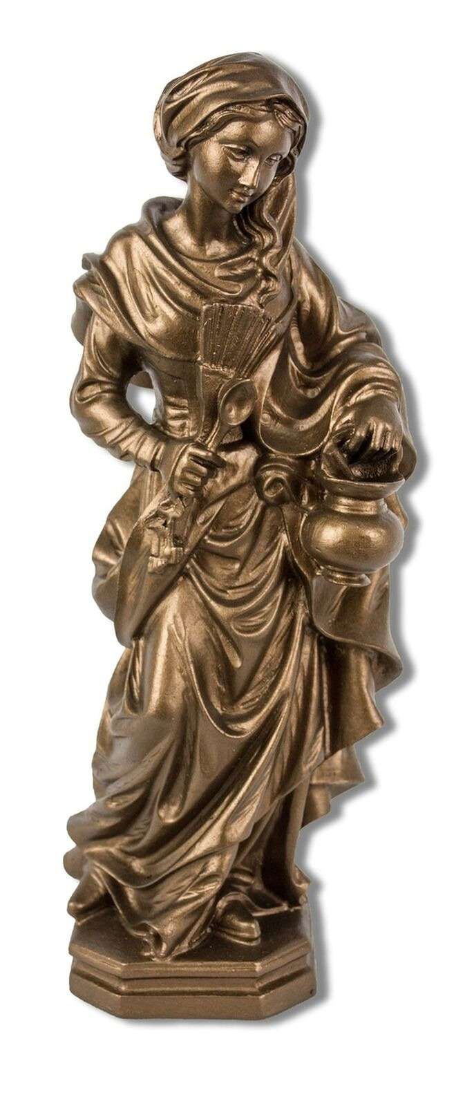 VGI Kitchen Madonna Resin Statue (Antique Bronze) Antique Bronze