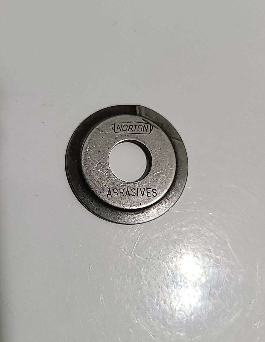 Vintage Norton Abrasives Promotional Pocket Screwdriver Round Keyring Chain