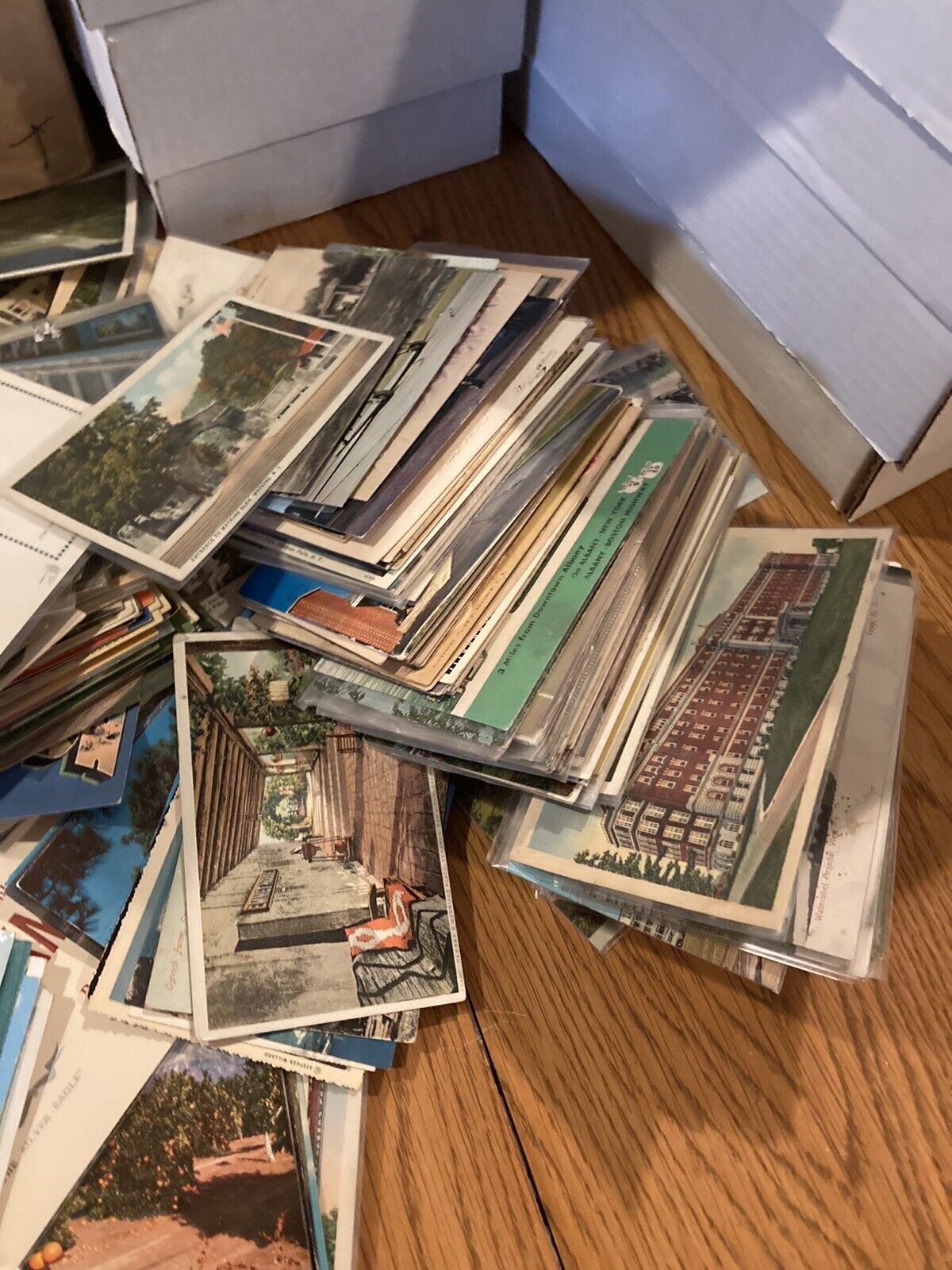 Random 125+ Vintage Postcard Lot - Early c1900's to 1970's Mixed Variety
