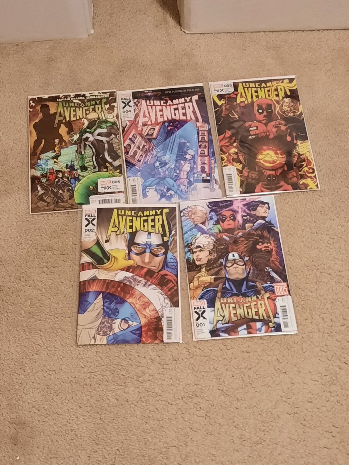 Uncanny Avengers #1-5 (2023) Full Set