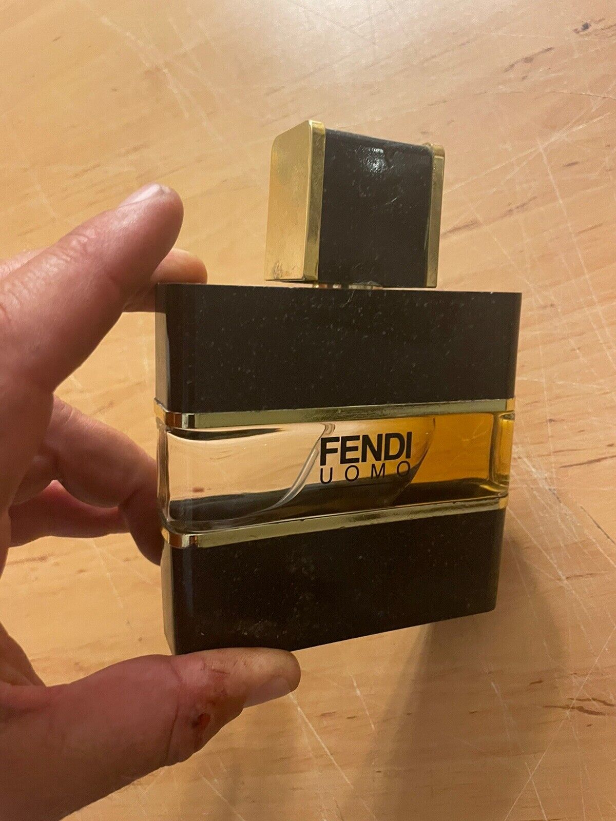 Vintage FENDI UOMO 1.7 oz 50 ml Eau de Toilette Spray / Low Fill