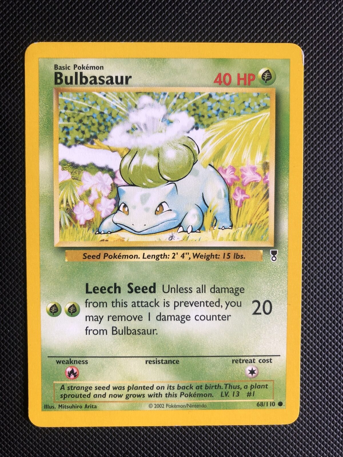 68/110 | Bulbasaur | Legendary Collection | Pokemon Card | Excellent/nm+