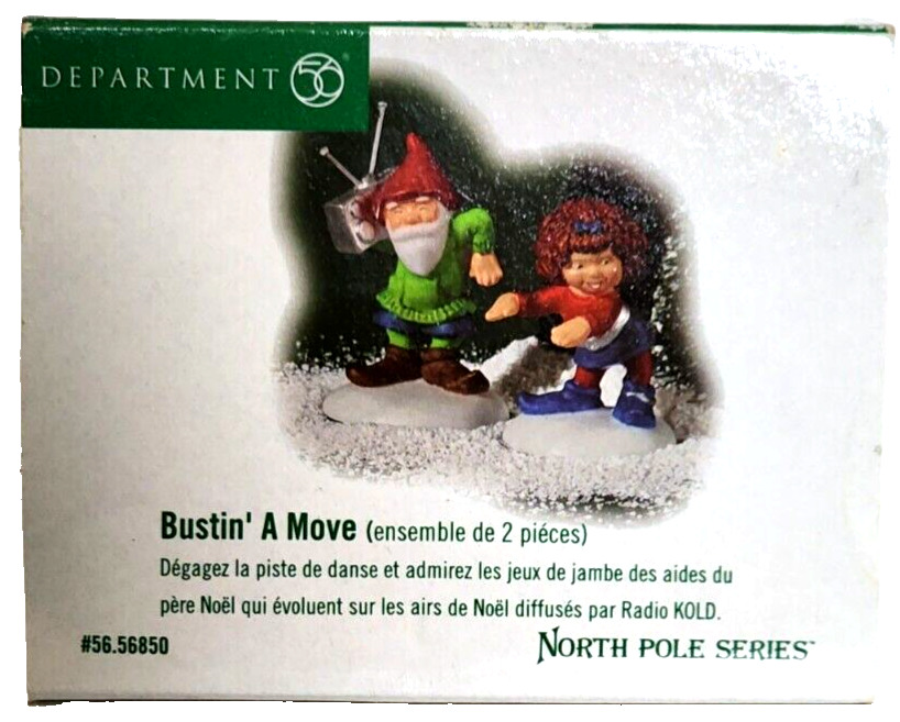 Bustin' A Move Department Dept 56 North Pole Series 56850