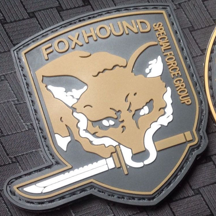 USA Specia Force GROUP BADGE FOXHOUND USA ARMY 3D PVC HOOK PATCH