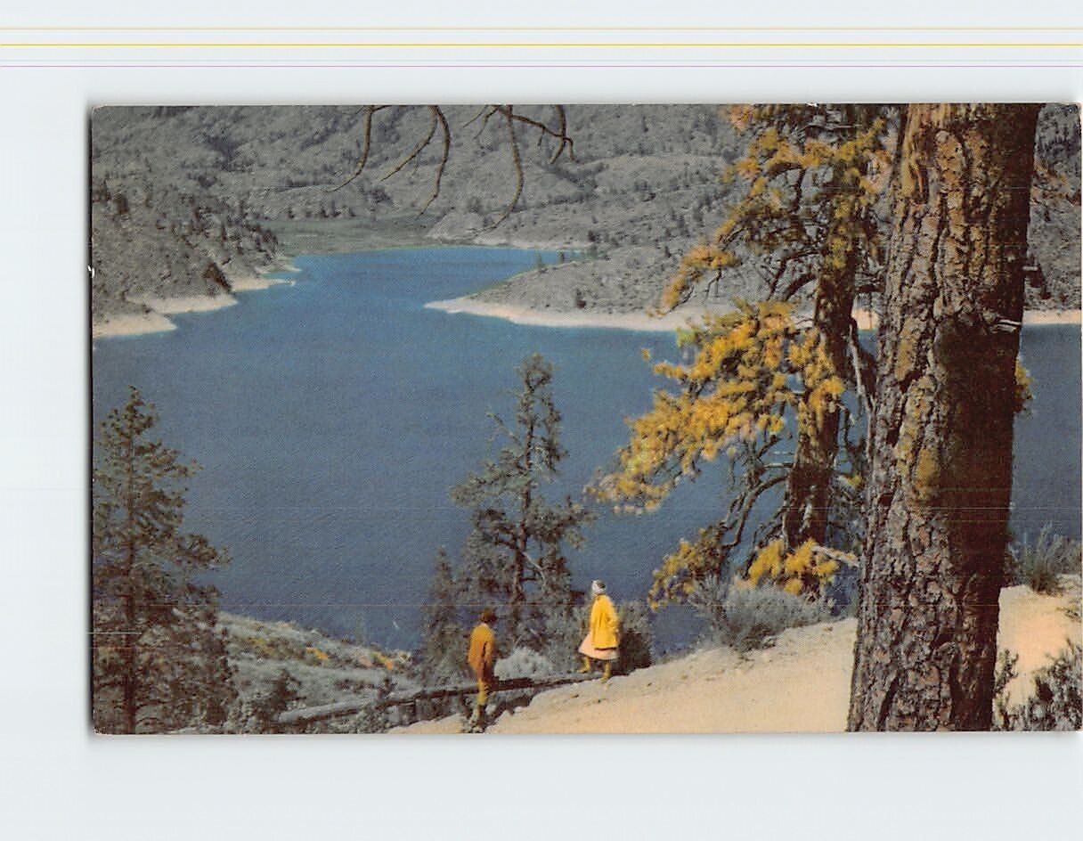Postcard Omak Lake Central Washington USA