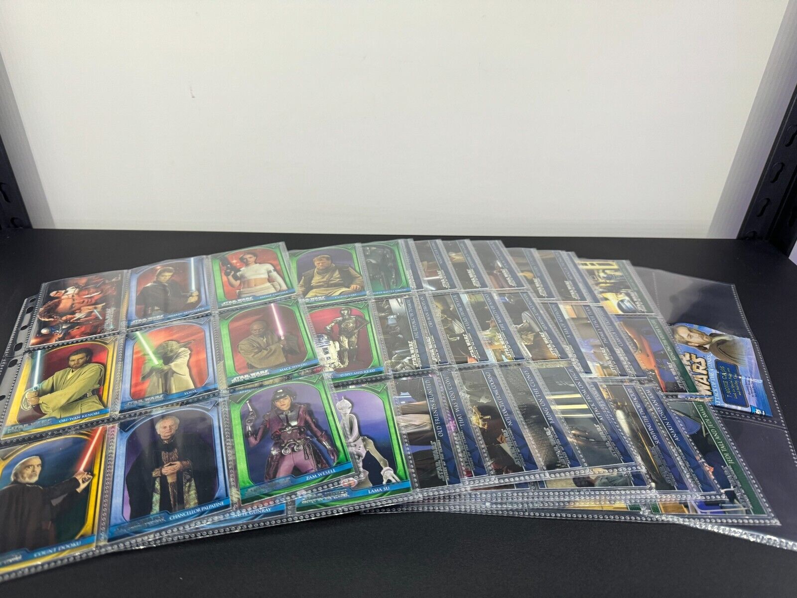 2002 Topps Star Wars Attack Of The Clones Series 1 Complete Set