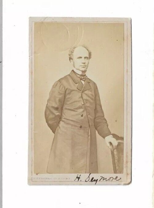 Civil War Era Governor Horatio Seymour New York CDV NY Photo President Candidate