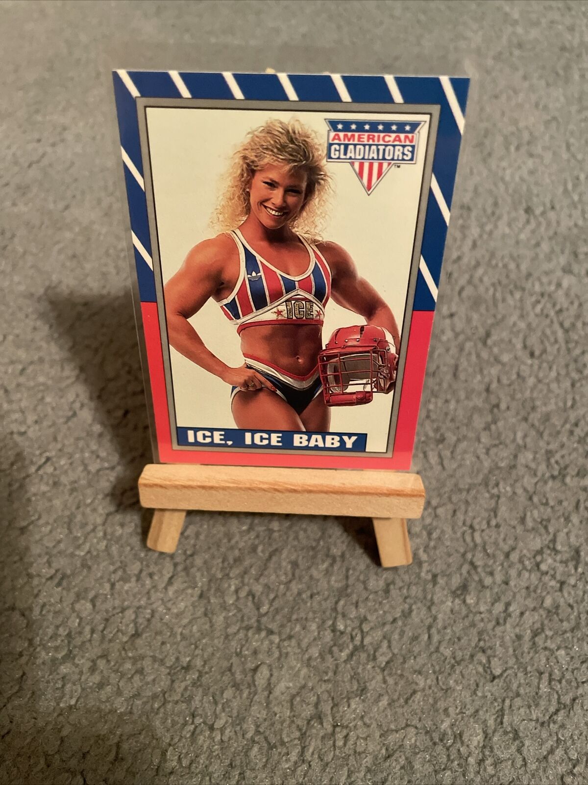 American Gladiators 1991 Topps #74 Ice Ice Baby