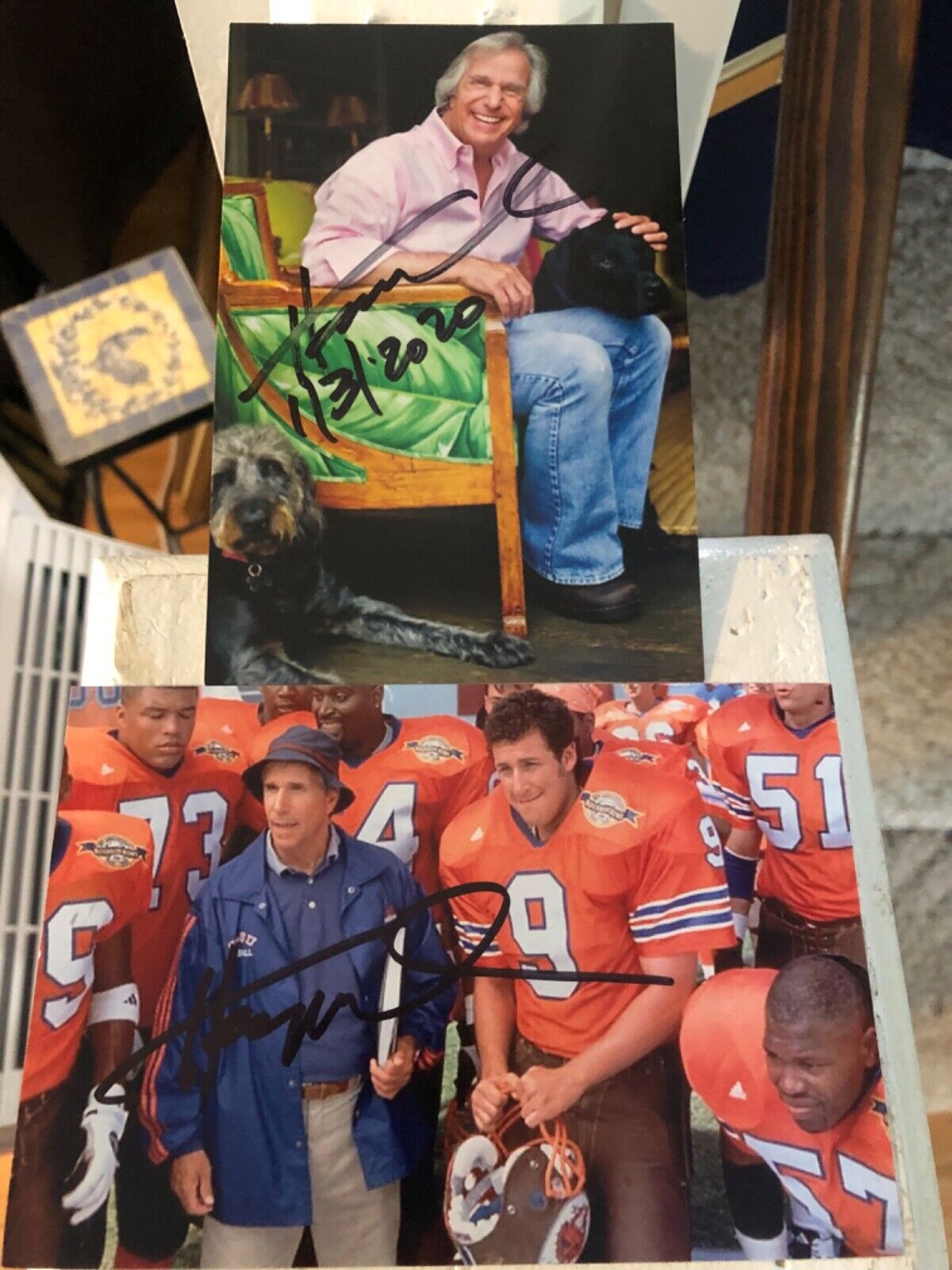 2 Henry Winkler signed autographed 4x6 photos
