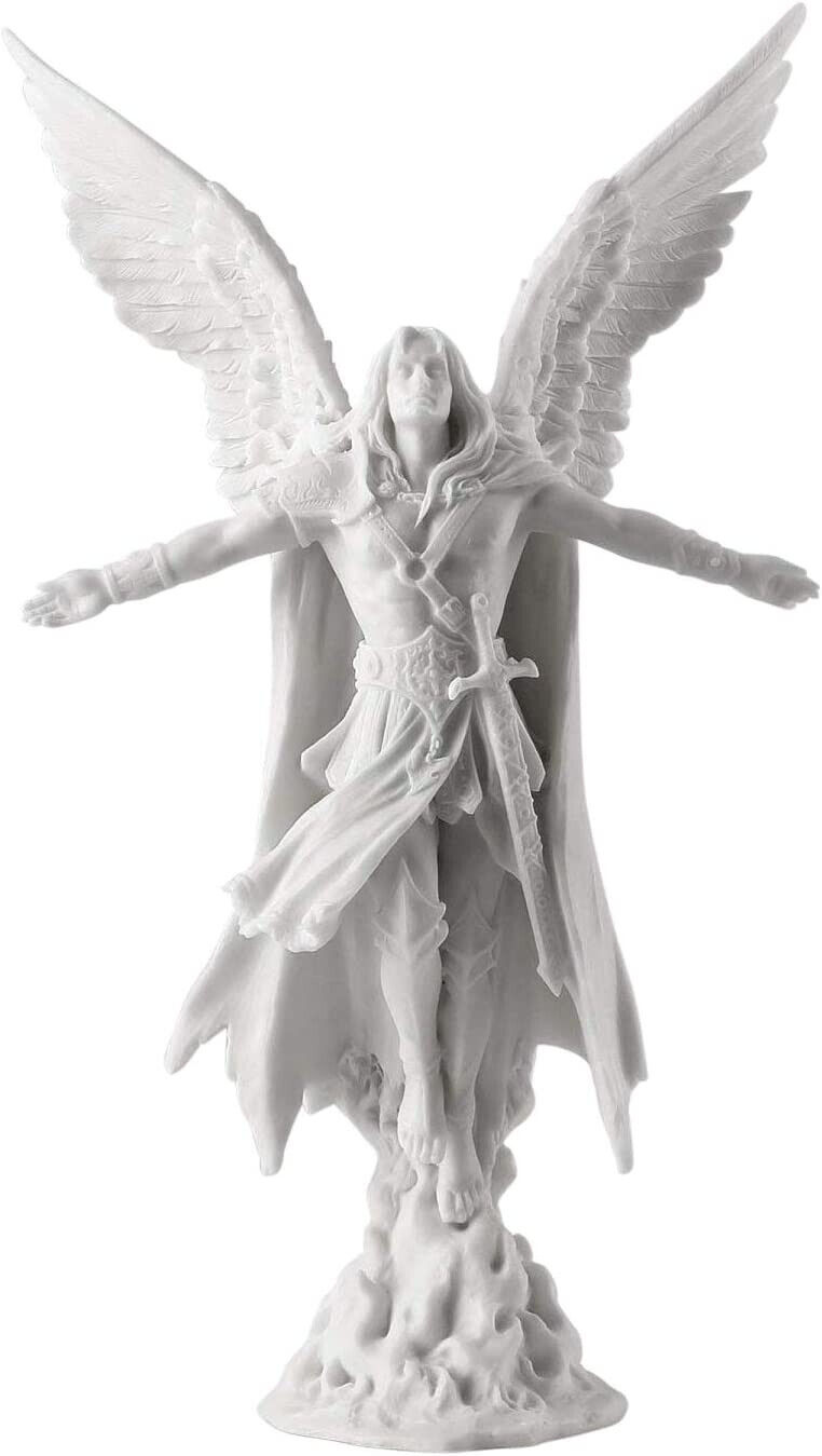 Saint Michael Ascending Angel Statue Sculpture 11\