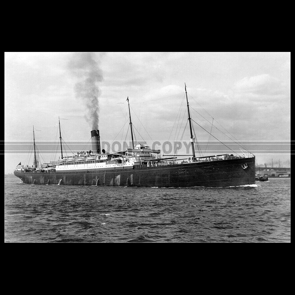 Photo B.000132 SS CYMRIC WHITE STAR LINE 1907 OCEAN LINER LINER LINER