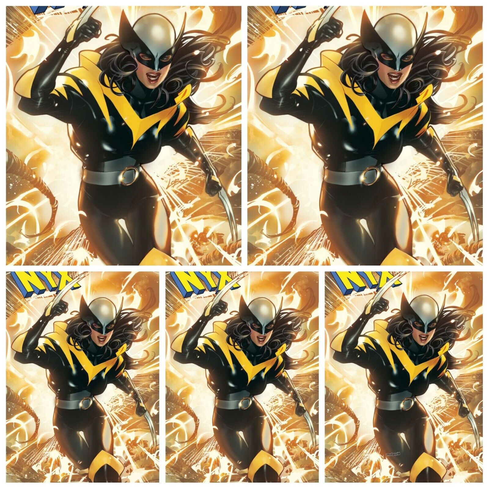 5 Pack NYX #1 Pablo Villalobos Variant PRESALE 7/24 Marvel 2024 Wolverine Lobos