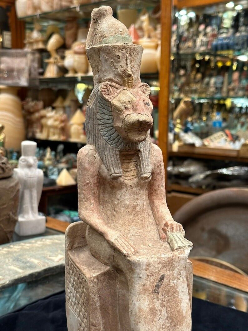 RARE ANCIENT EGYPTIAN ANTIQUITIES EGYPTIAN Statue Of Sekhmet Goddess Egyptian BC