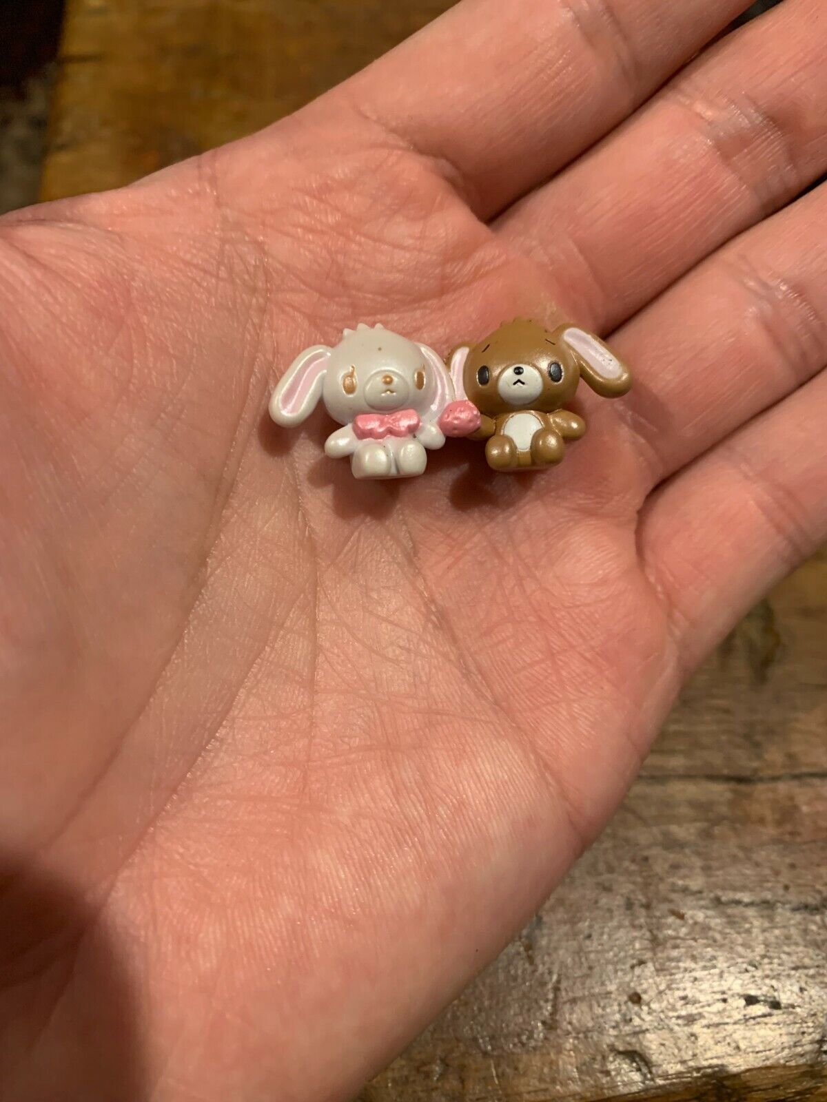 Sanrio Sugar Bunnies White Brown Mini Figure Super Cute Japan