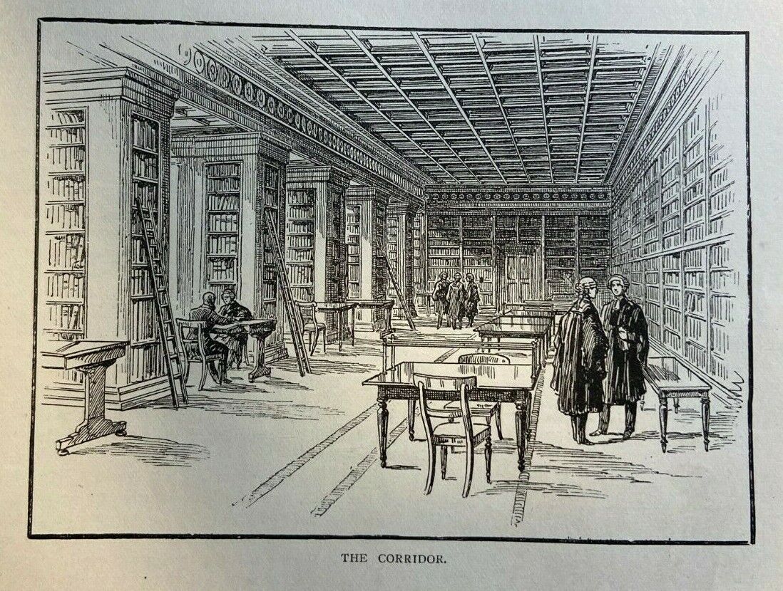 1886 Advocates\' Library Edinburgh Scotland 
