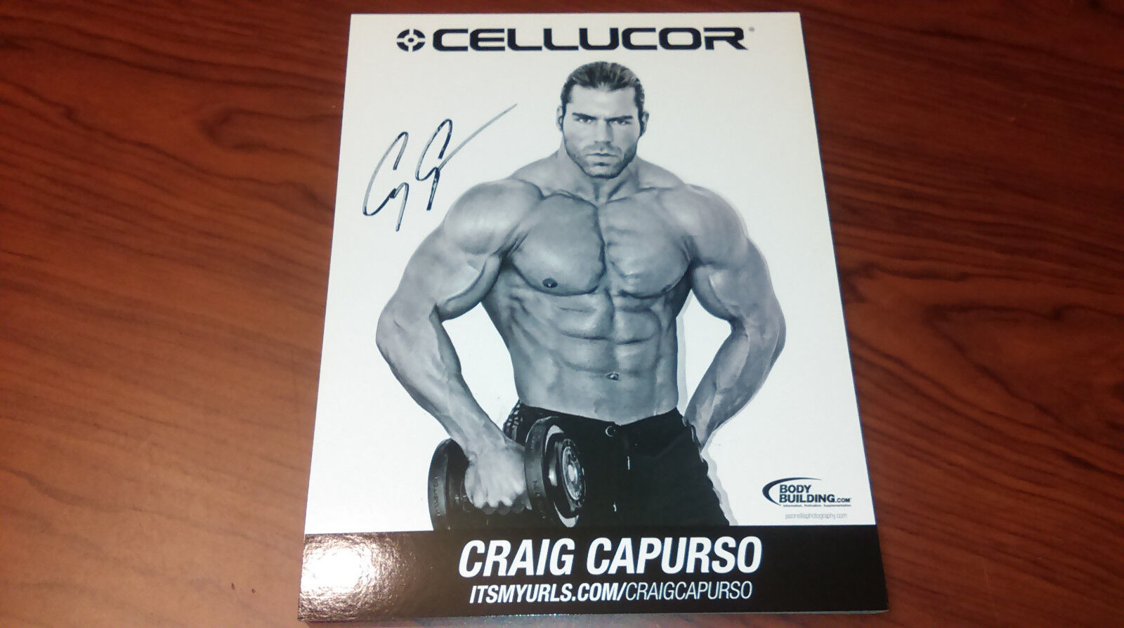 ARNOLD CLASSIC EXPO Craig Capurso Hand Signed Autographed bodybuilding photo