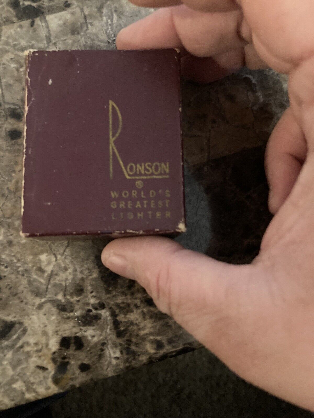 ronson lighter vintage Tlg Ingraved In It