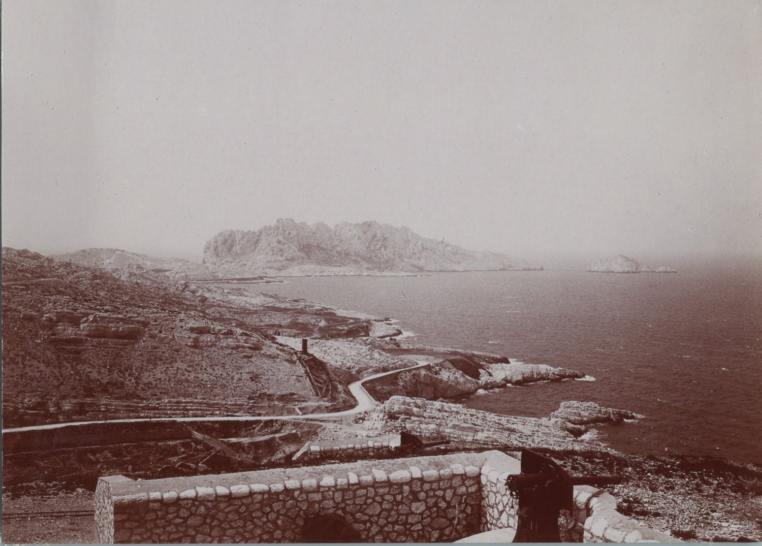 France, Marseille, view taken from the Mont Rose battery on Maire Vi Island