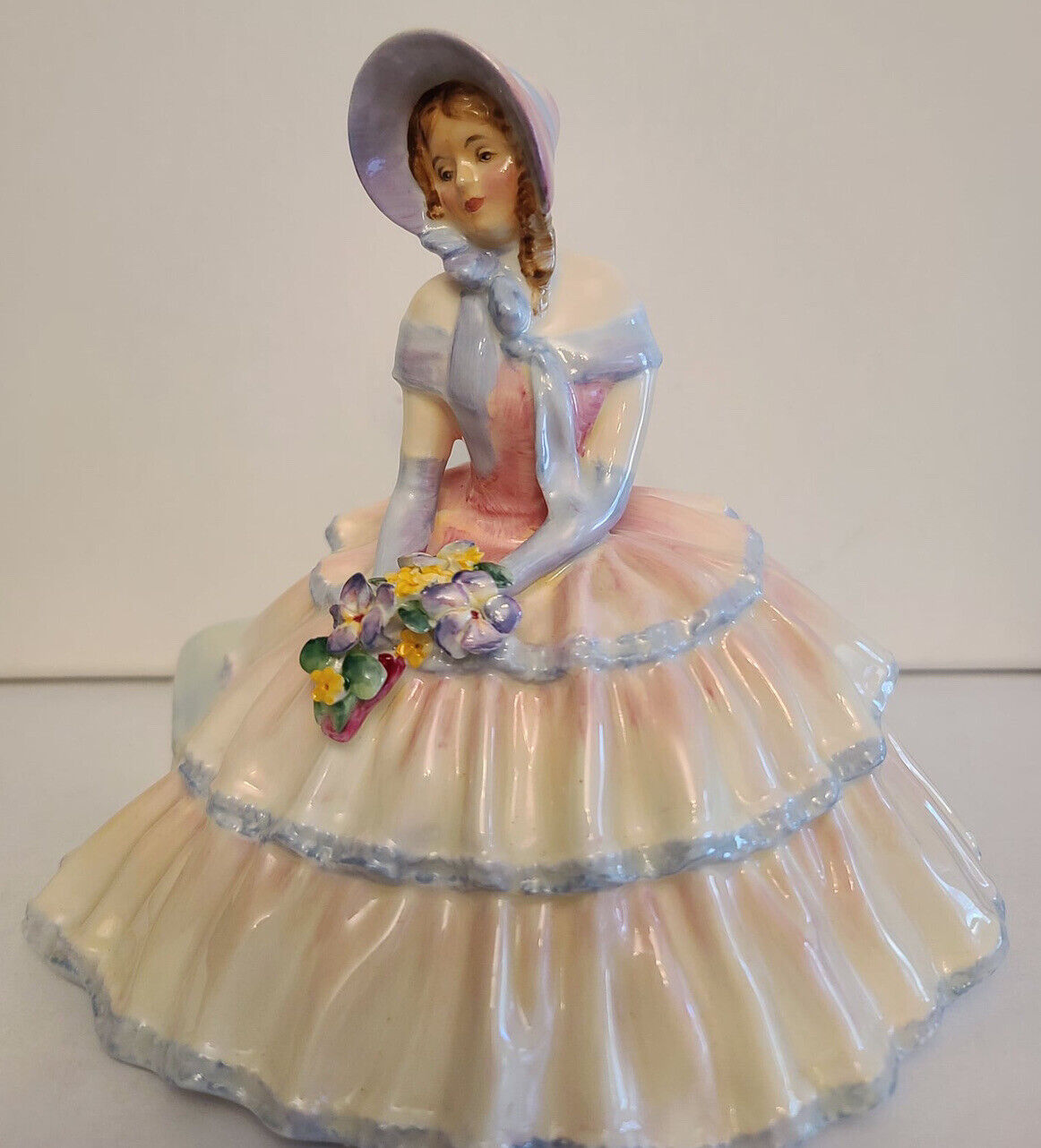 VTG Royal Doulton Daydreams Girl Figurine HN 1731 COPR 1949 6