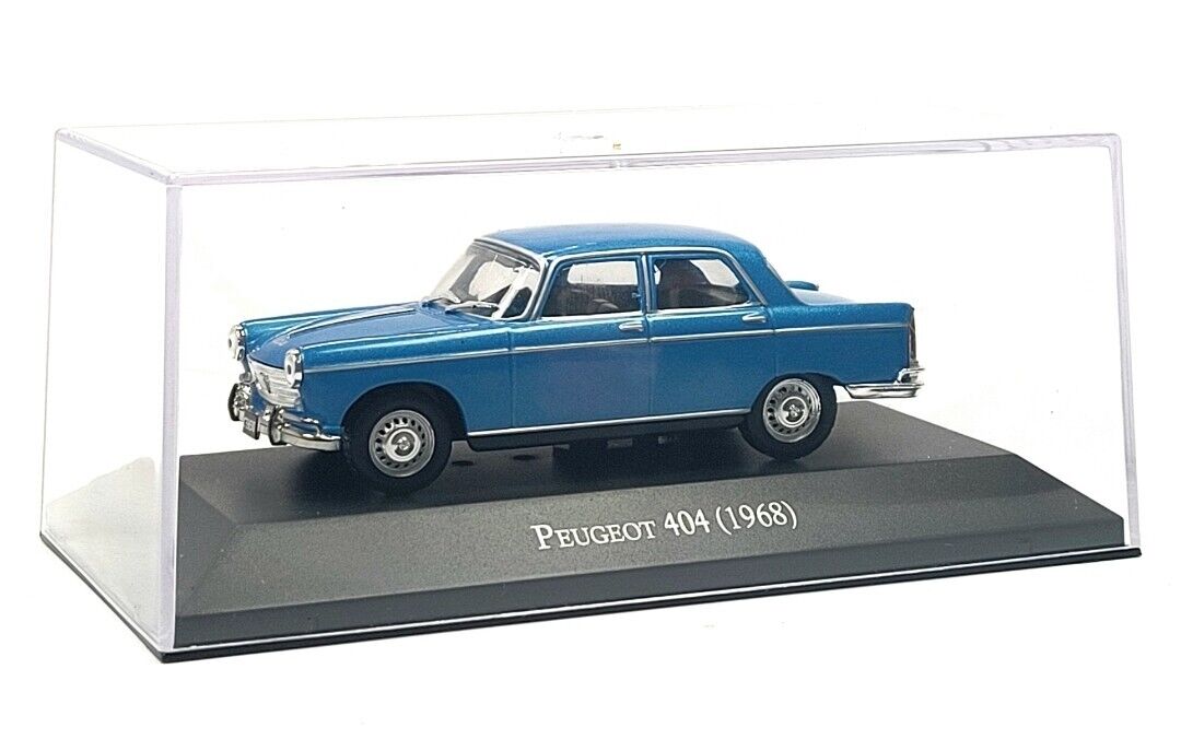 Iconic French Antique 1963 Peugeot 404 Light Blue
