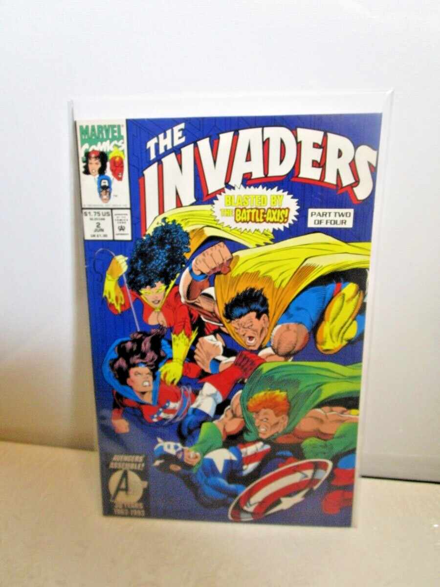 THE INVADERS #2 Marvel Comics 1993 BAGGED BOARDED
