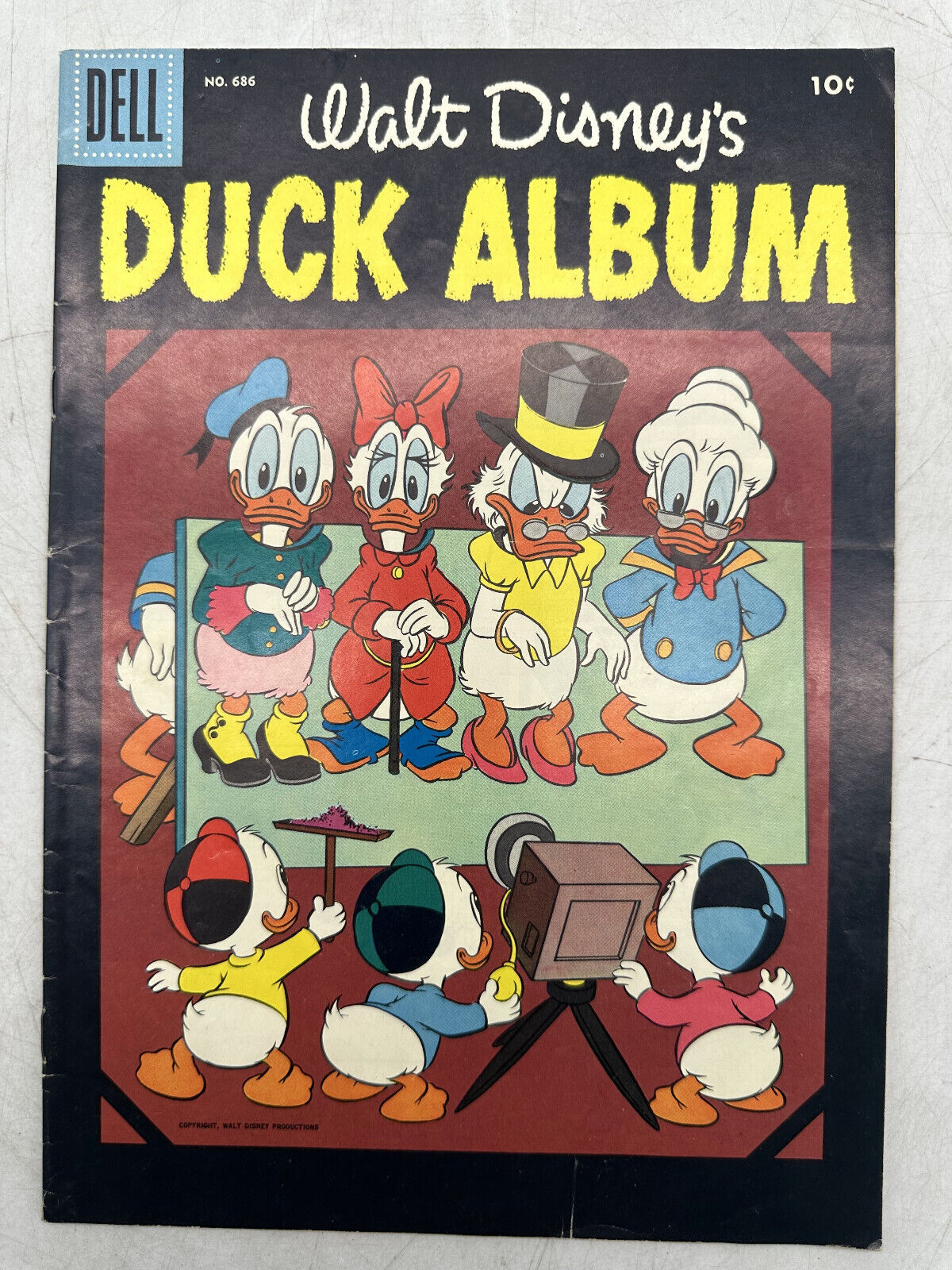 Walt Disney\'s (Donald) Duck Album Dell Four Color Comics #686 1956 F+