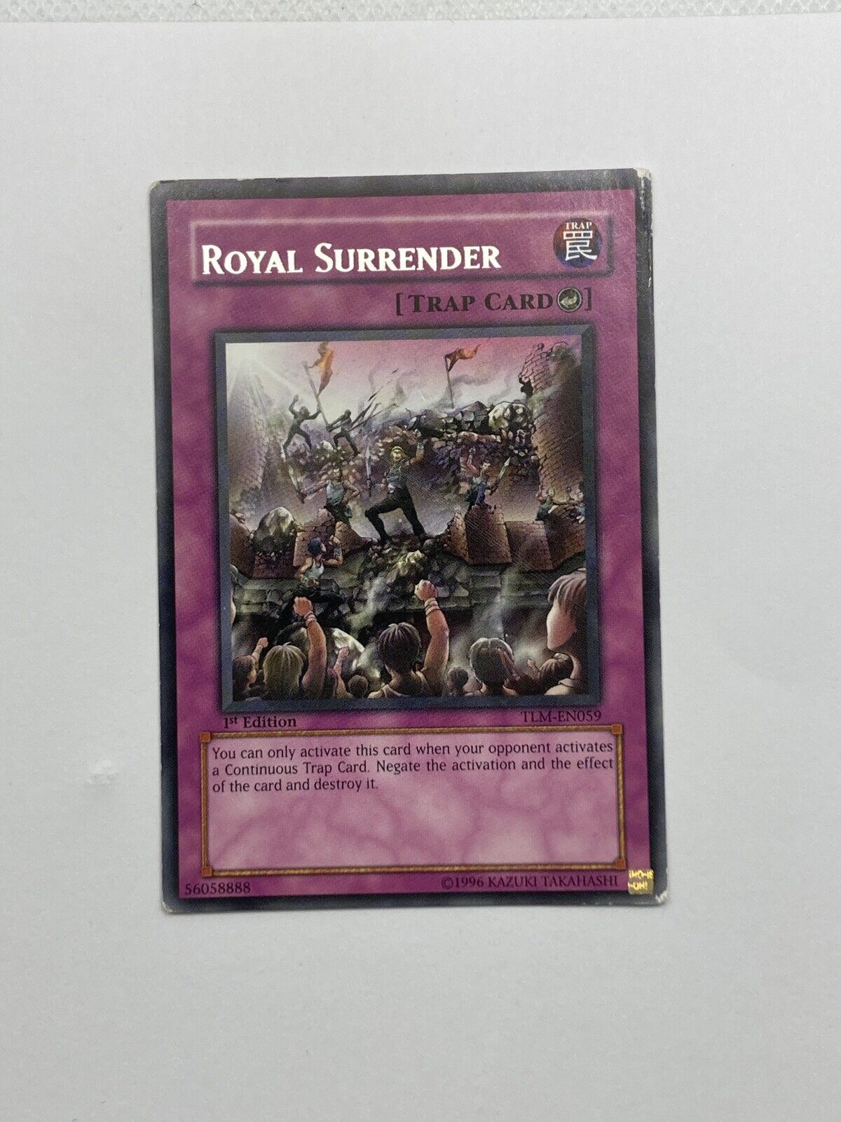 Royal Surrender - TLM-EN059 - Rare - 1st Edition - YuGiOh