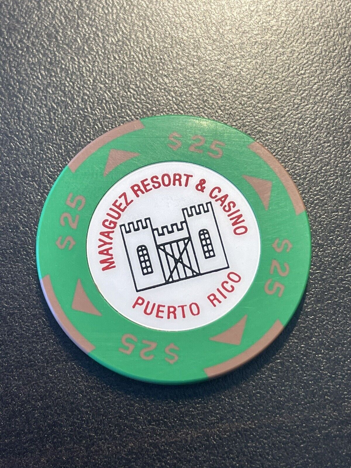 $25 Mayaguez Resort & Casino Puerto Rico Casino Chip  MRC-25a