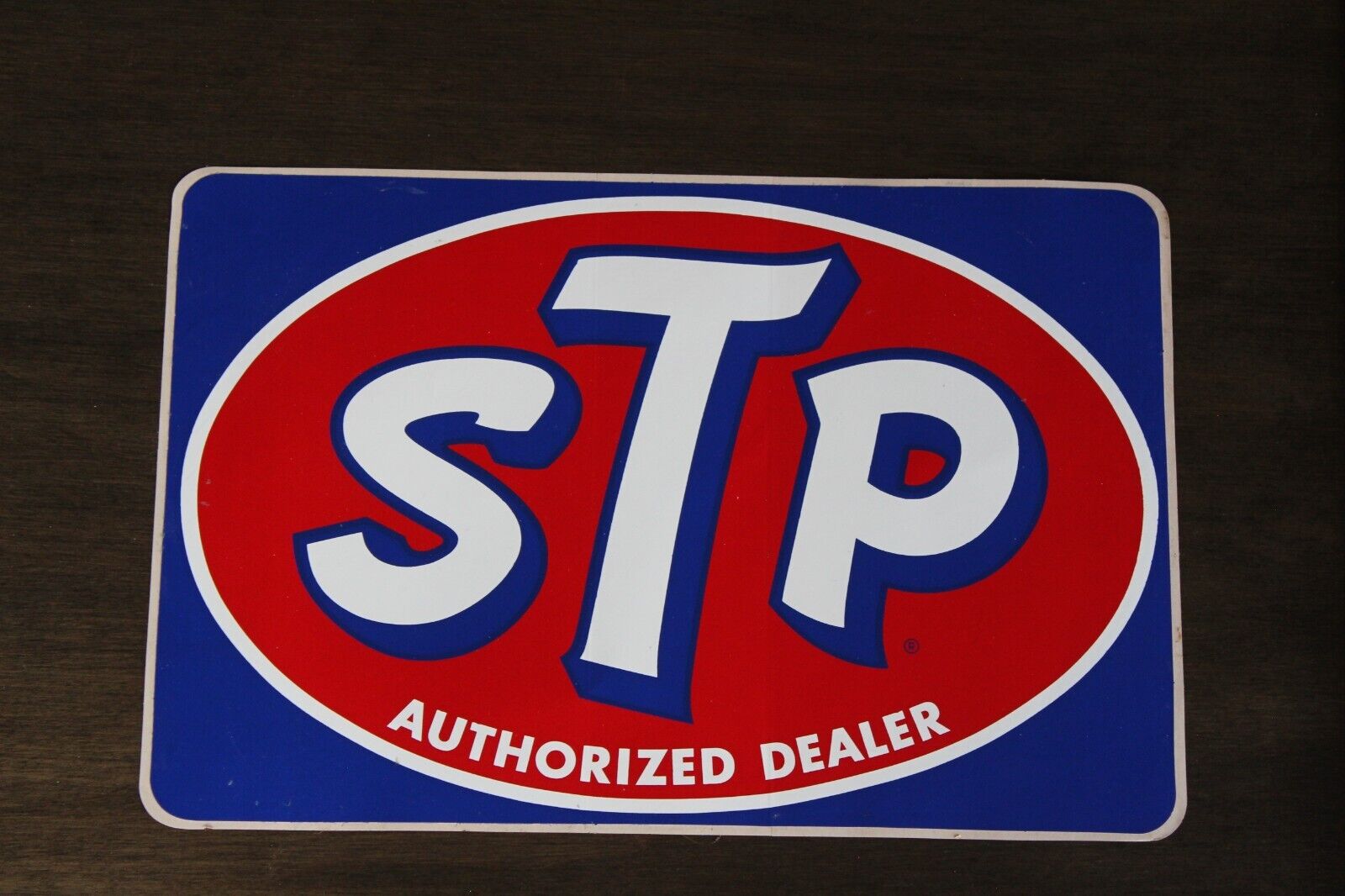 1966 STP AUTHORIZED DEALER VINTAGE ORIGINAL NOS STICKER DECAL RACING OIL 12-1/2\