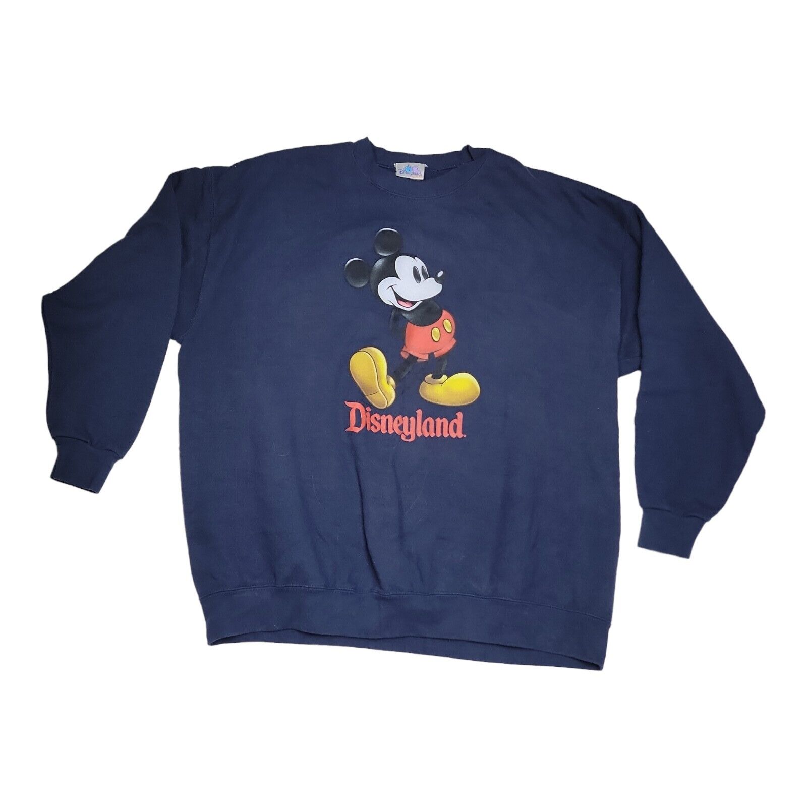Vintage Walt Disney World Sweatshirt XXL Unisex Mickey Mouse Blue