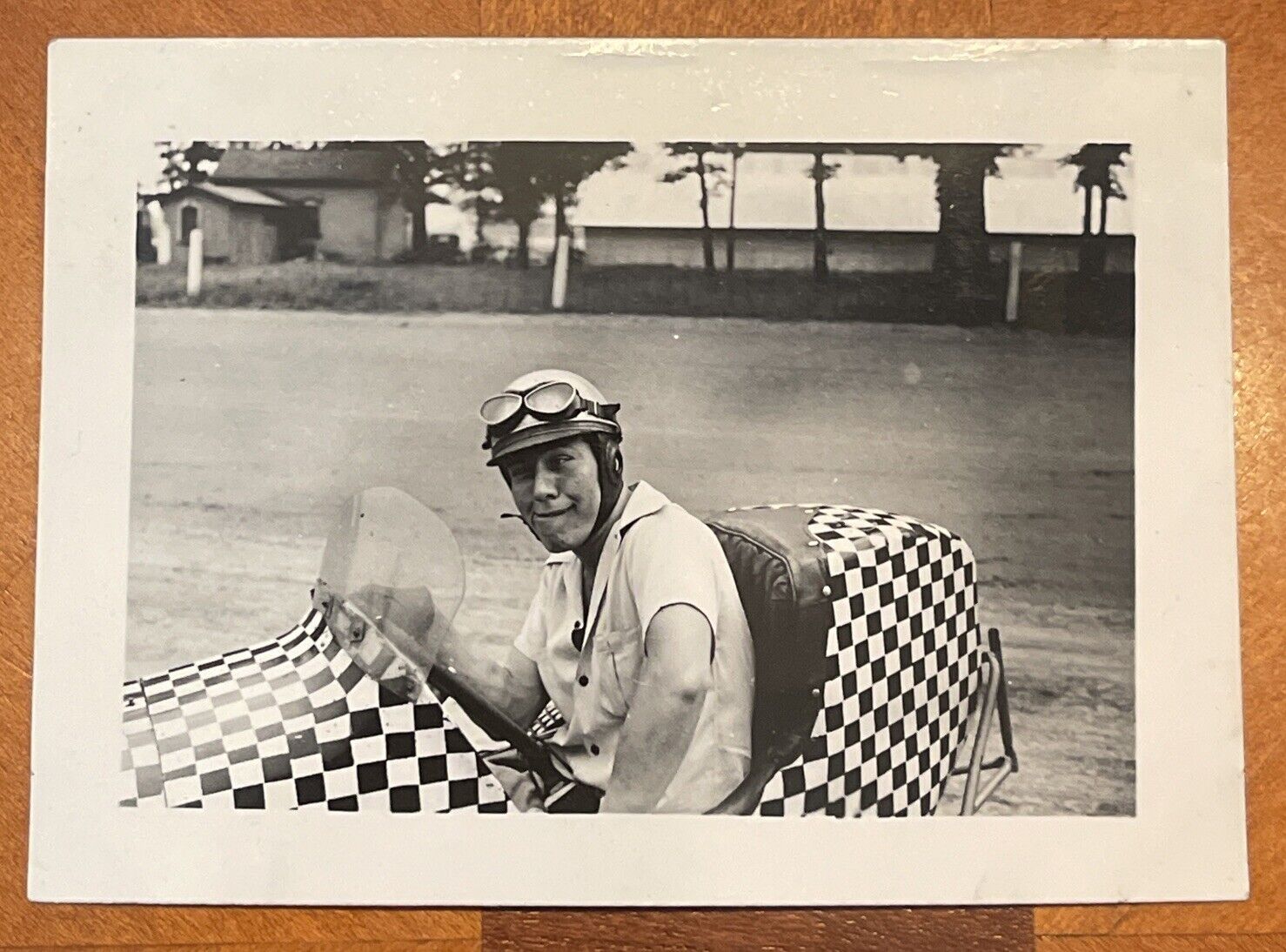Small Vintage 1940s Ohio Midget Auto Race Photo